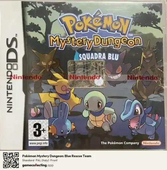 Pokémon Mystery Dungeon: Blue Rescue Team Nintendo DS, Italy box front