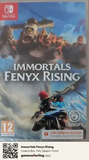 Immortals Fenyx Rising Nintendo Switch, Spain box front
