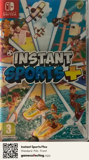 Instant Sports Plus Nintendo Switch, PAL box front