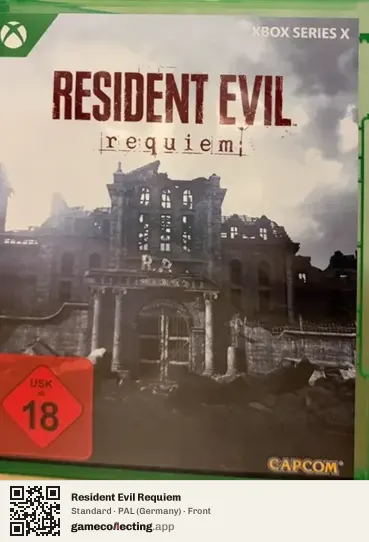 Resident Evil Requiem Xbox Series X, Germany box front
