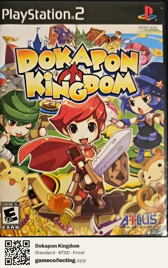 Dokapon Kingdom PlayStation 2, NTSC box front