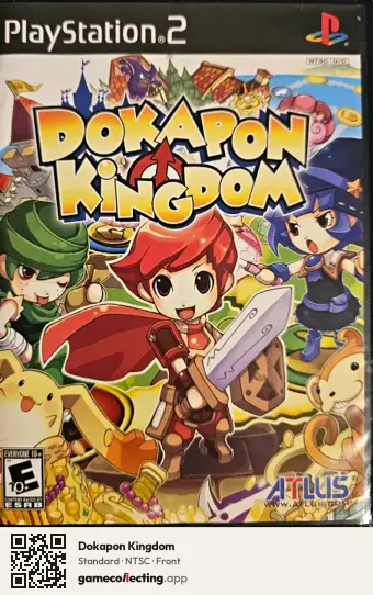 Dokapon Kingdom PlayStation 2, NTSC box front