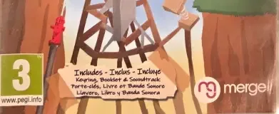 Ultimate Chicken Horse, the PEGI square on its front
