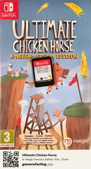 Ultimate Chicken Horse Nintendo Switch, PAL box front
