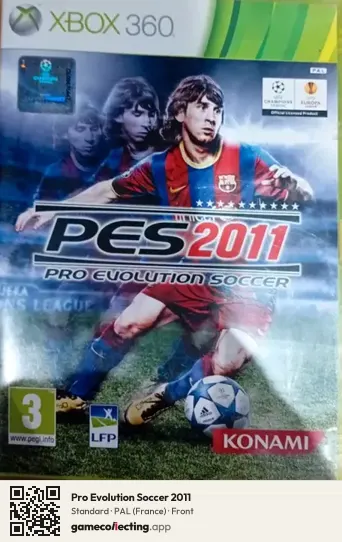 Pro Evolution Soccer 2011 Xbox 360, France box front