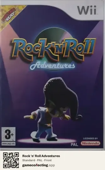 Rock 'n' Roll Adventures Nintendo Wii, PAL box front