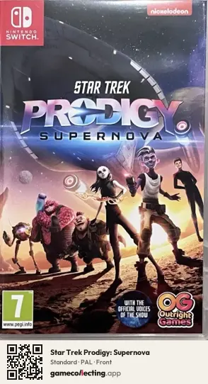 Star Trek Prodigy: Supernova Nintendo Switch, PAL box front