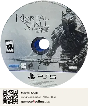 Mortal Shell PlayStation 5, NTSC disc