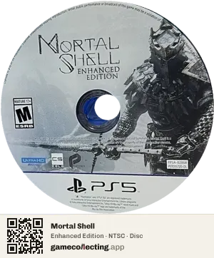 Mortal Shell PlayStation 5, NTSC disc