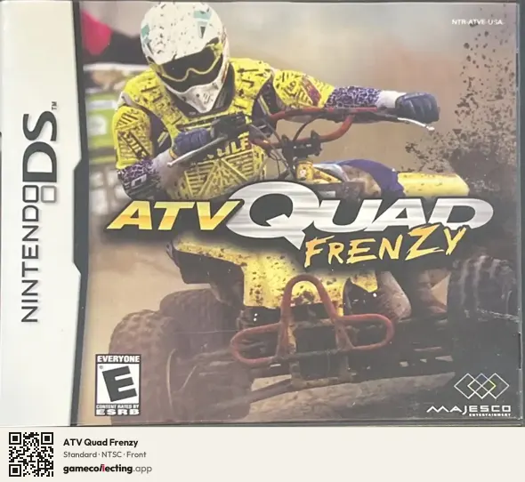 ATV Quad Frenzy Nintendo DS, NTSC box front