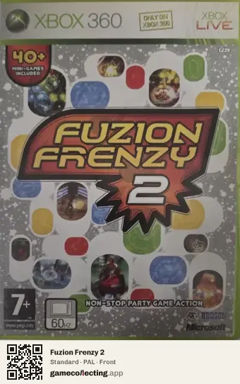 Fuzion Frenzy 2 Xbox 360, PAL box front