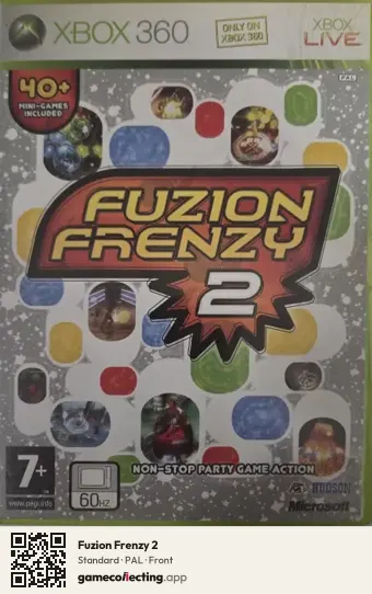 Fuzion Frenzy 2 Xbox 360, PAL box front