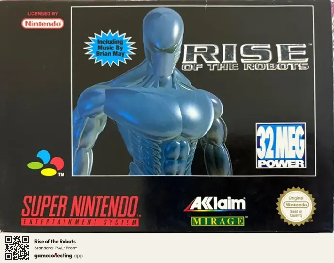 Rise of the Robots Super Nintendo Entertainment System, PAL box front