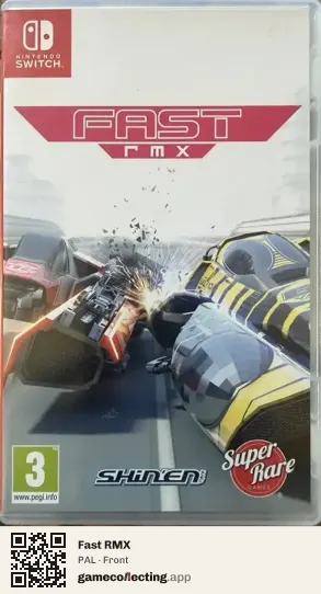 Fast RMX Nintendo Switch, PAL box front