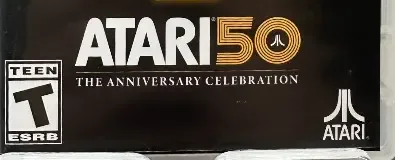Atari 50: The Anniversary Celebration, the ESRB box on its front