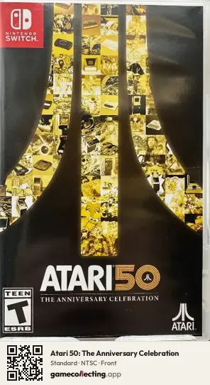 Atari 50: The Anniversary Celebration Nintendo Switch, NTSC box front