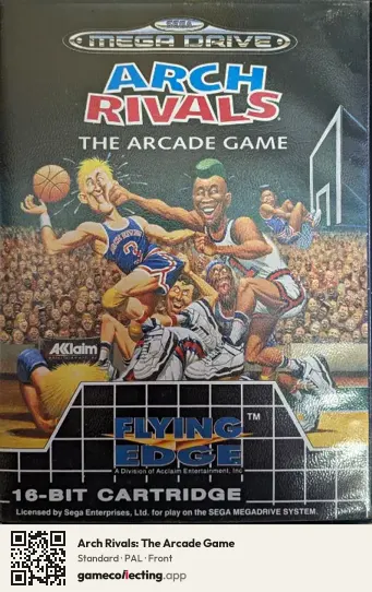 Arch Rivals: The Arcade Game Sega Mega Drive / Genesis, PAL box front