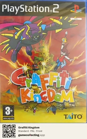 Graffiti Kingdom PlayStation 2, PAL box front