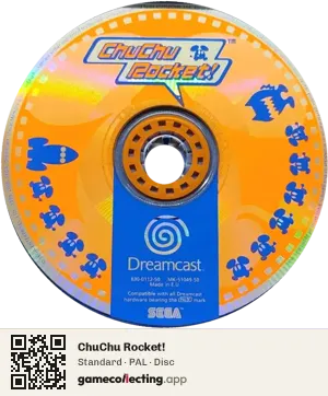 ChuChu Rocket! Sega Dreamcast, PAL disc