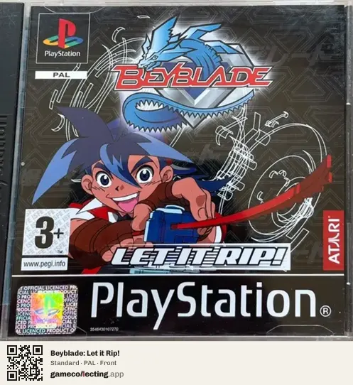 Beyblade: Let it Rip! PlayStation, PAL box front