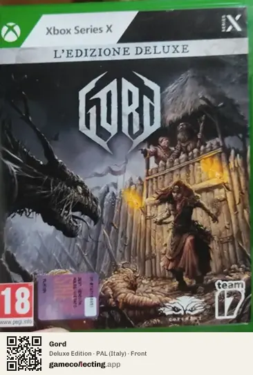 Gord Xbox Series X, Italy box front