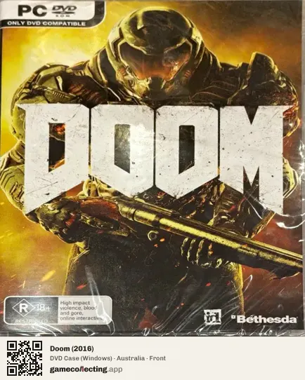 Doom (2016) Computer, Australia box front