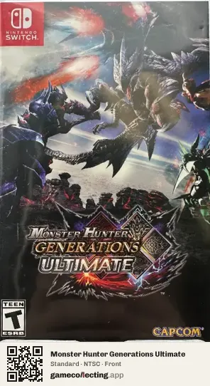 Monster Hunter Generations Ultimate Nintendo Switch, NTSC box front