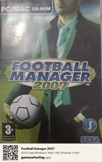 Football Manager 2007 Computer, France box front