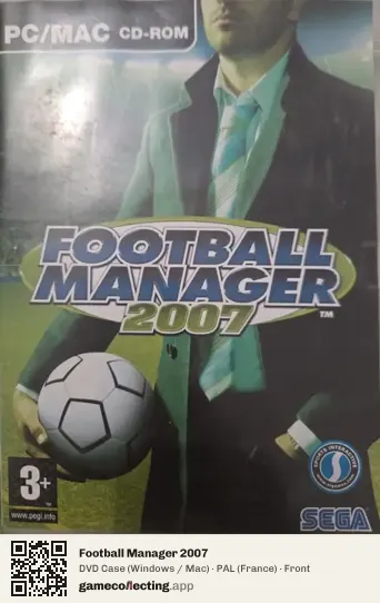 Football Manager 2007 Computer, France box front