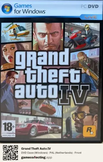 Grand Theft Auto IV Computer, Netherlands box front