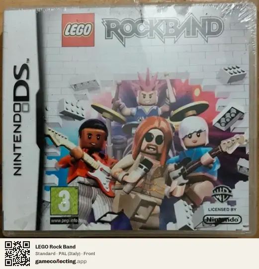 LEGO Rock Band Nintendo DS, Italy box front