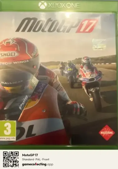 MotoGP 17 Xbox One, PAL box front