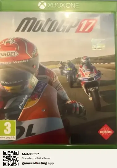 MotoGP 17 Xbox One, PAL box front