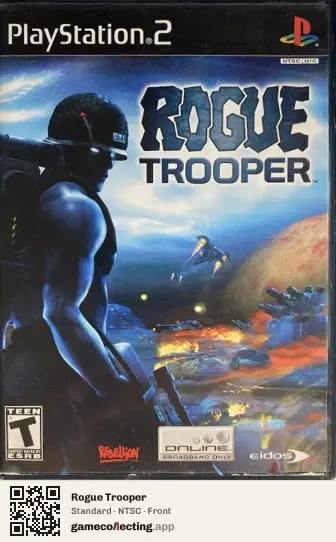 Rogue Trooper PlayStation 2, NTSC box front