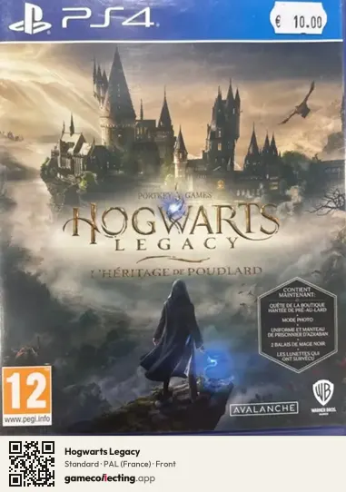 Hogwarts Legacy PlayStation 4, France box front