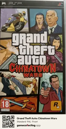 Grand Theft Auto: Chinatown Wars PlayStation Portable, PAL box front