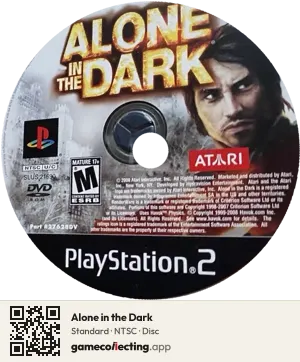 Alone in the Dark PlayStation 2, NTSC disc