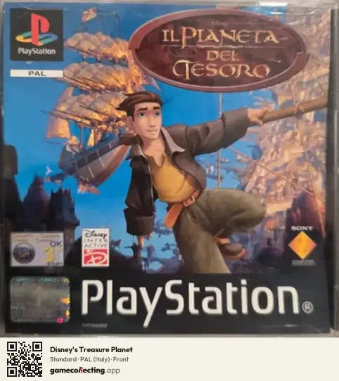 Disney's Treasure Planet PlayStation, Italy box front