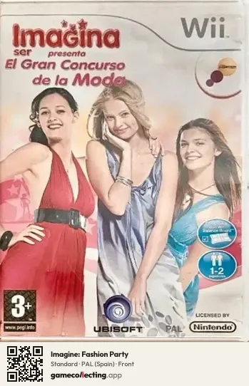Imagine: Fashion Party Nintendo Wii, Spain box front