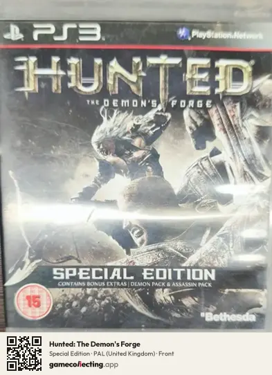 Hunted: The Demon's Forge PlayStation 3, United Kingdom box front