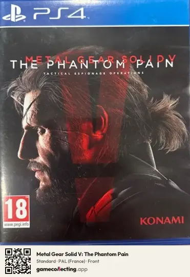 Metal Gear Solid V: The Phantom Pain PlayStation 4, France box front