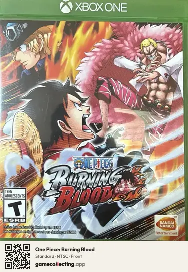 One Piece: Burning Blood Xbox One, NTSC box front