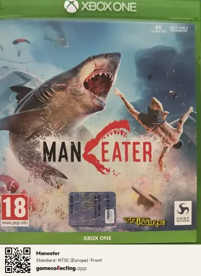 Maneater Xbox One, Europe box front