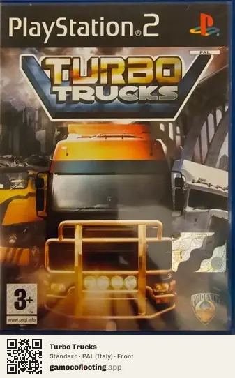 Turbo Trucks PlayStation 2, Italy box front