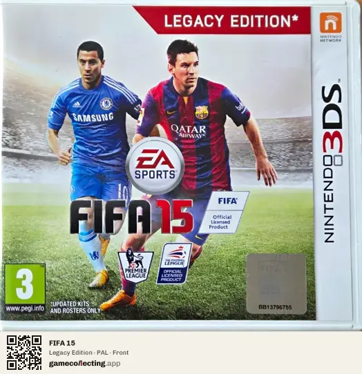 FIFA 15 Nintendo 3DS, PAL box front