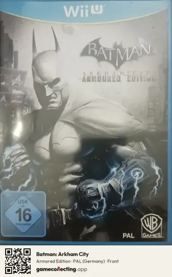 Batman: Arkham City Nintendo Wii U, Germany box front