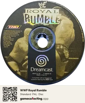 WWF Royal Rumble Sega Dreamcast, PAL disc
