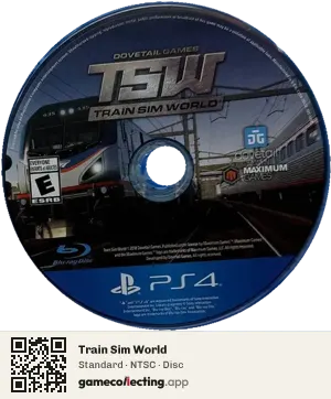 Train Sim World PlayStation 4, NTSC disc