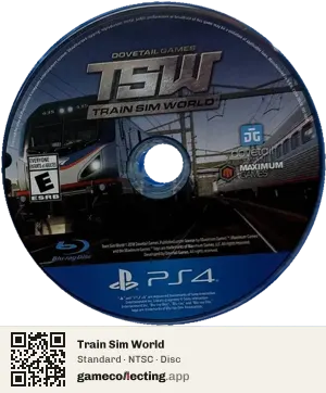 Train Sim World PlayStation 4, NTSC disc