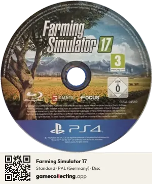 Farming Simulator 17 PlayStation 4, PAL disc